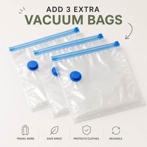 3 extra bags