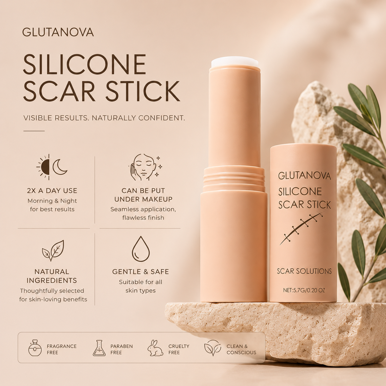 Silicone Scar stick